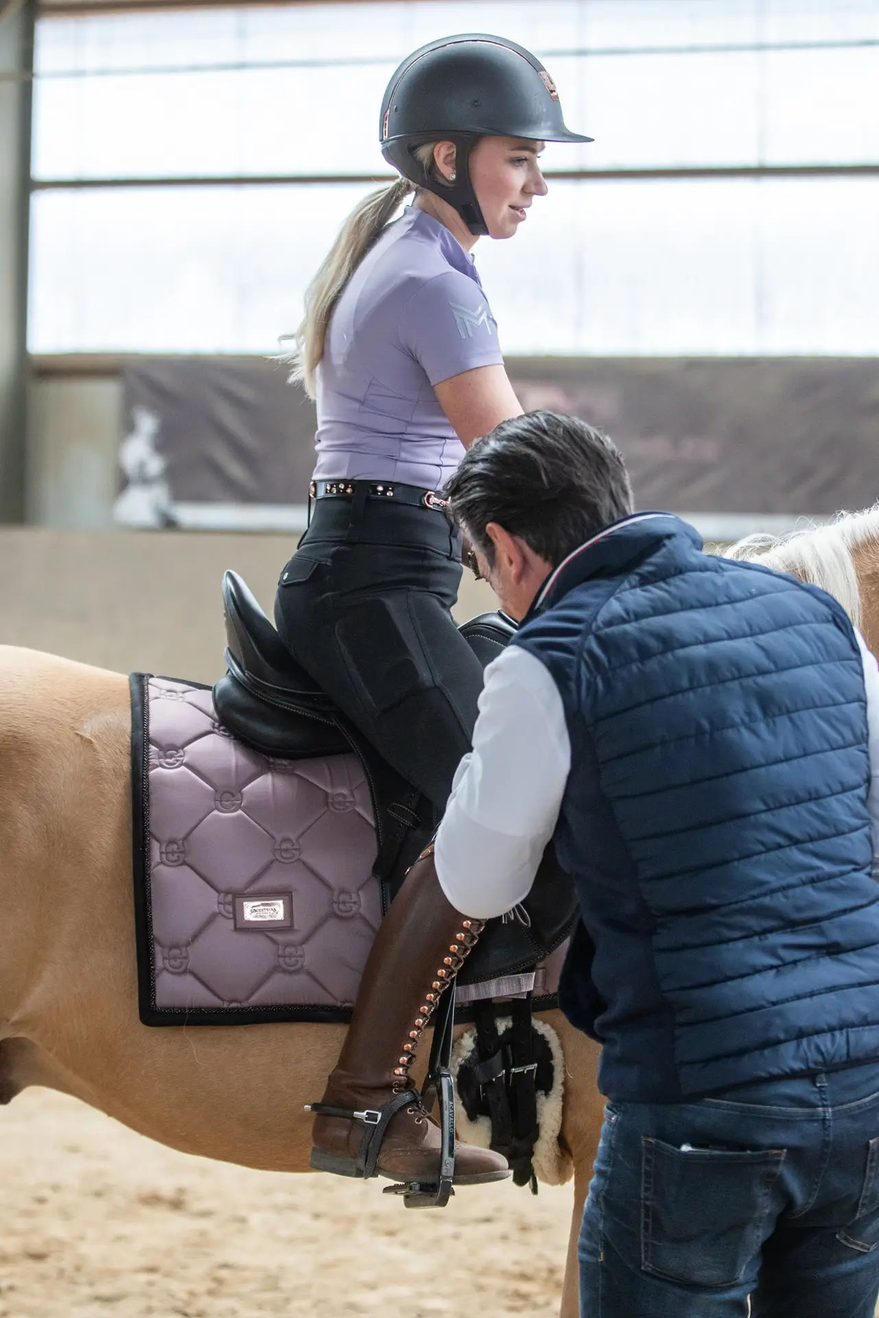 Sattelanprobe Termin Stephan Günther Südsattel bei Influencerin Debbi Schneider